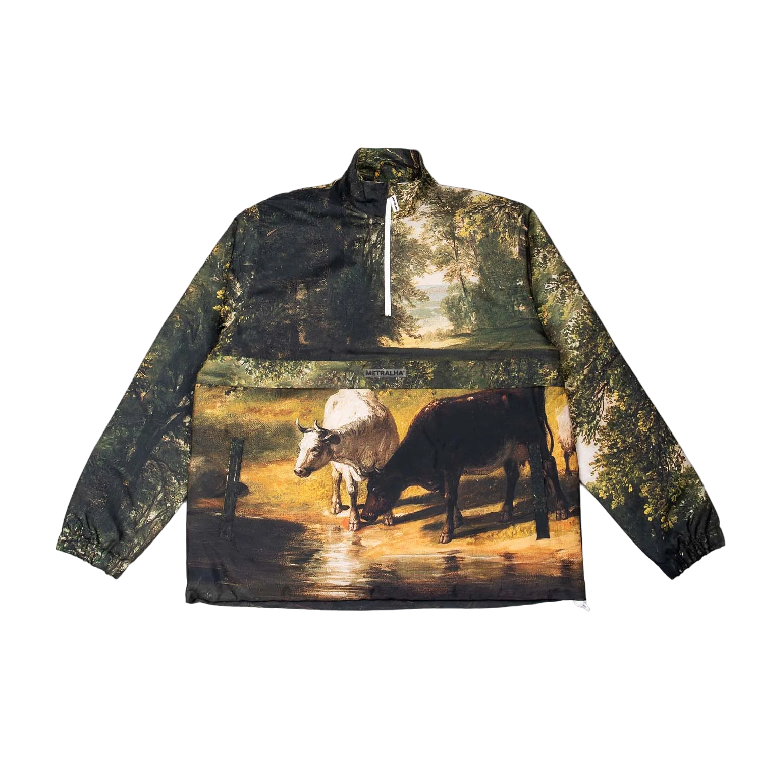 Metralha Oil Painting Windbreaker