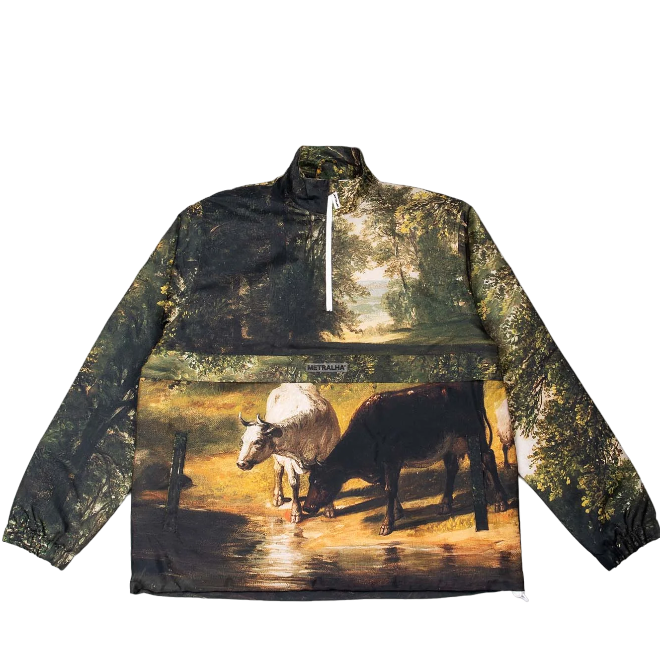 Metralha Oil Painting Windbreaker