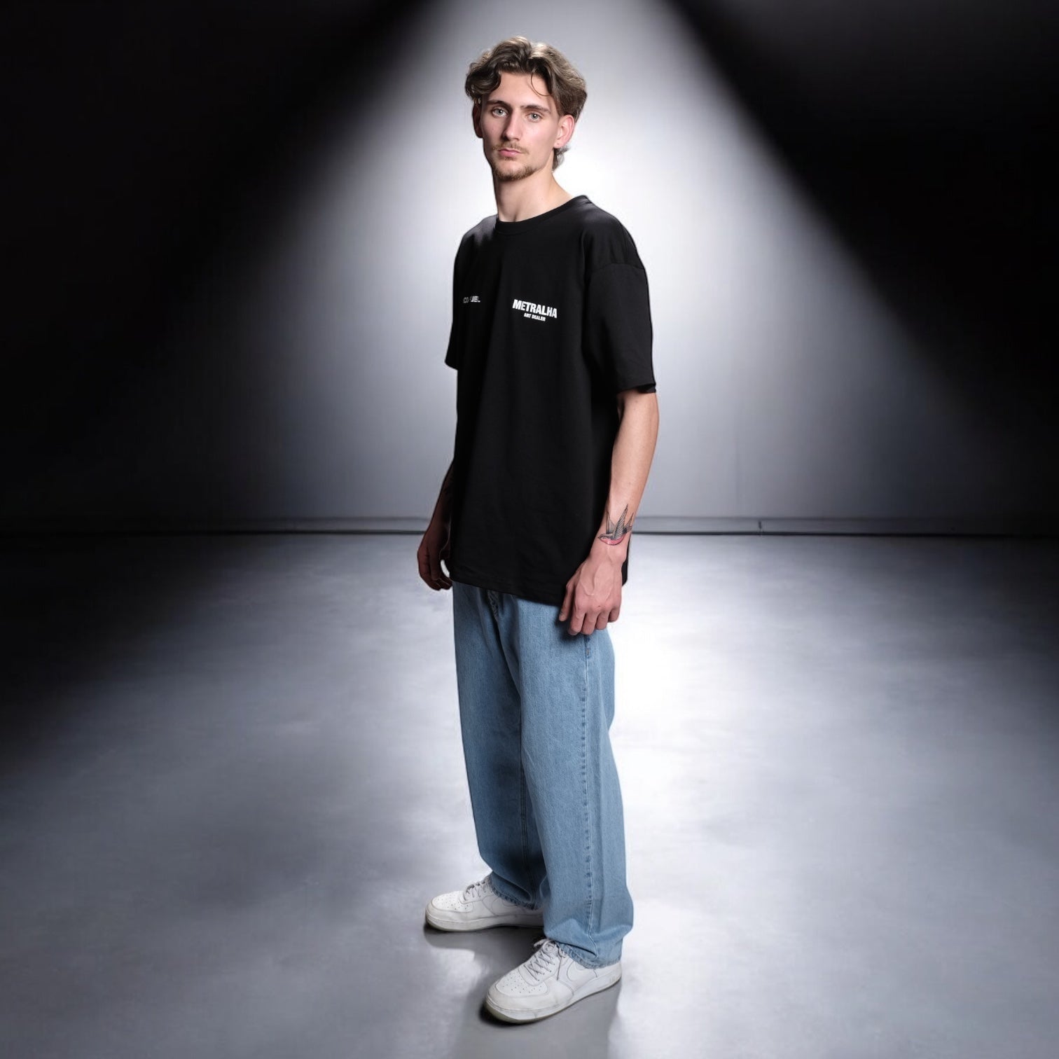 METRALHA x ADD FUEL JEANS LIGHT BLUE