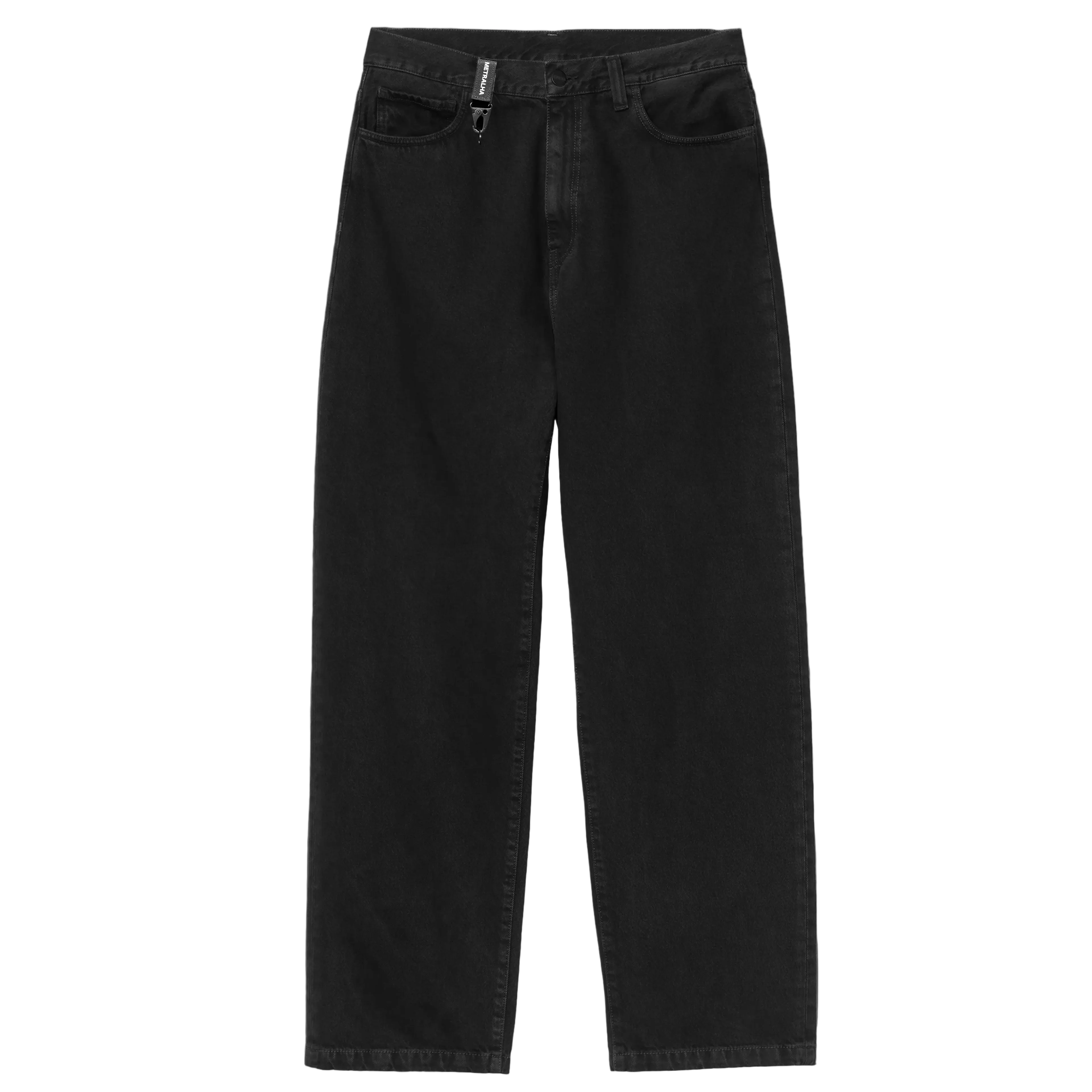 Black jeans on a transparent background