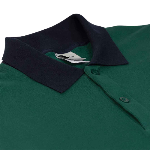 Metralha Court Polo Sweatshirt (green/navy)