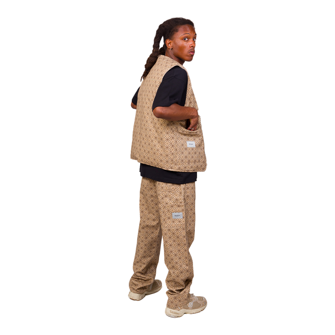 Metralha Riad Reversible Vest (all over print/beige)