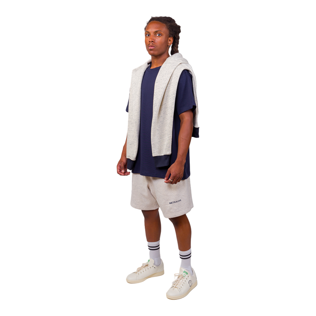 Metralha Court Shorts (ash grey/navy)