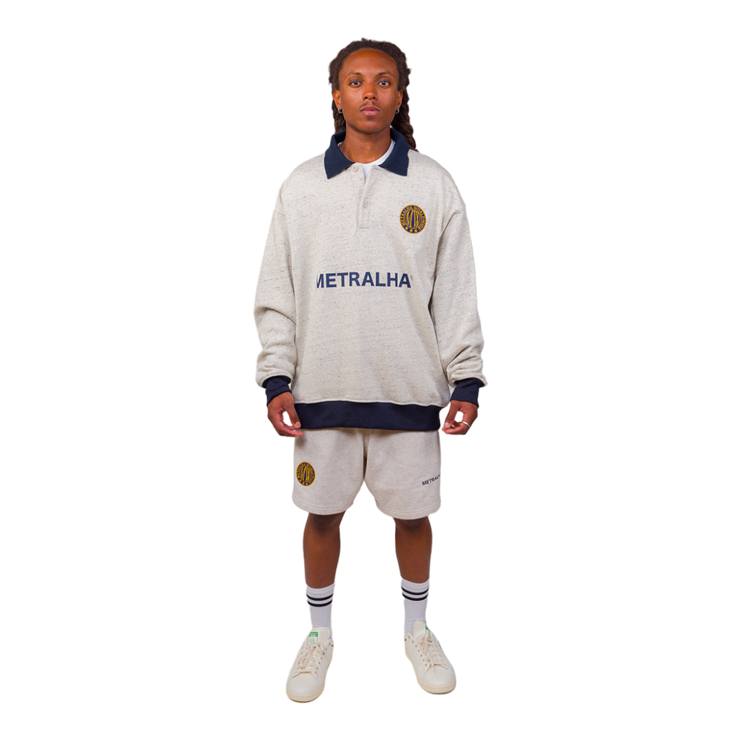 Metralha Court Shorts (ash grey/navy)