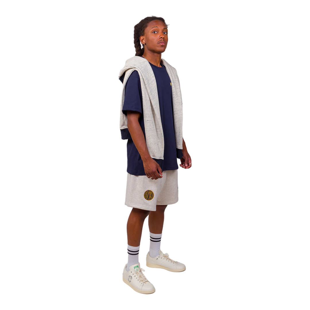 Metralha Court Shorts (ash grey/navy)