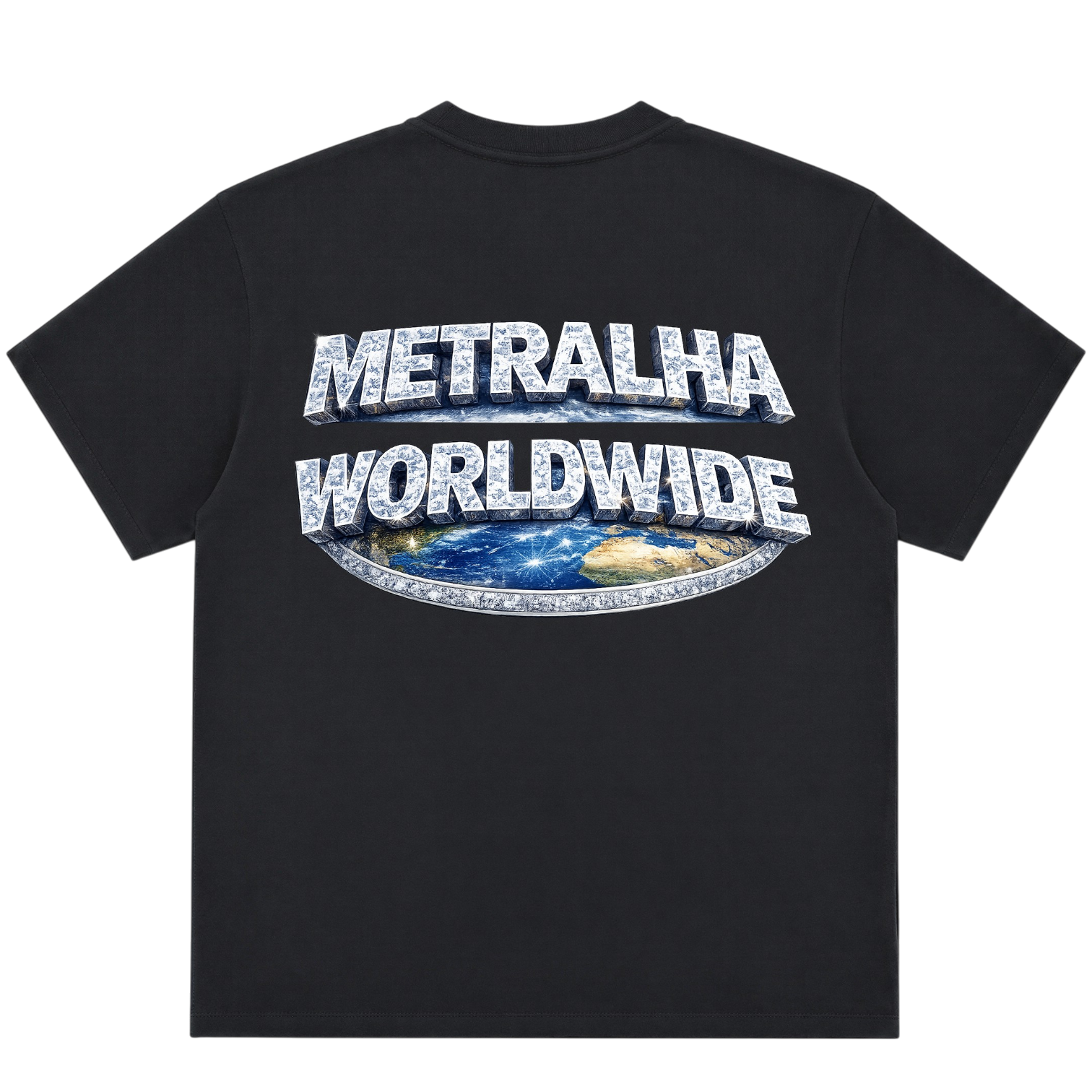 Metralha Worldwide Universe T-Shirt (Fade black)
