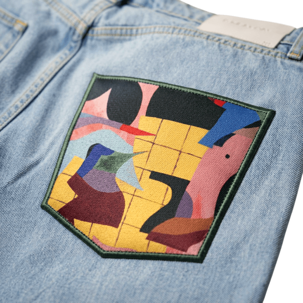 Metralha x Tim Romanowsky Light blue denim