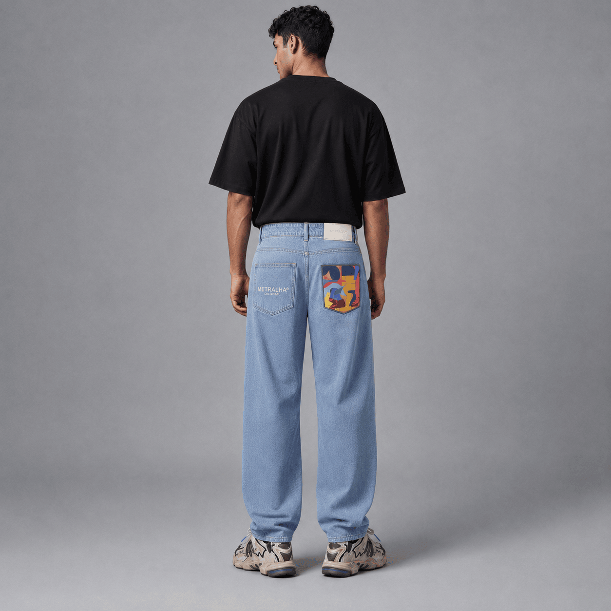 Metralha x Tim Romanowsky Light blue denim