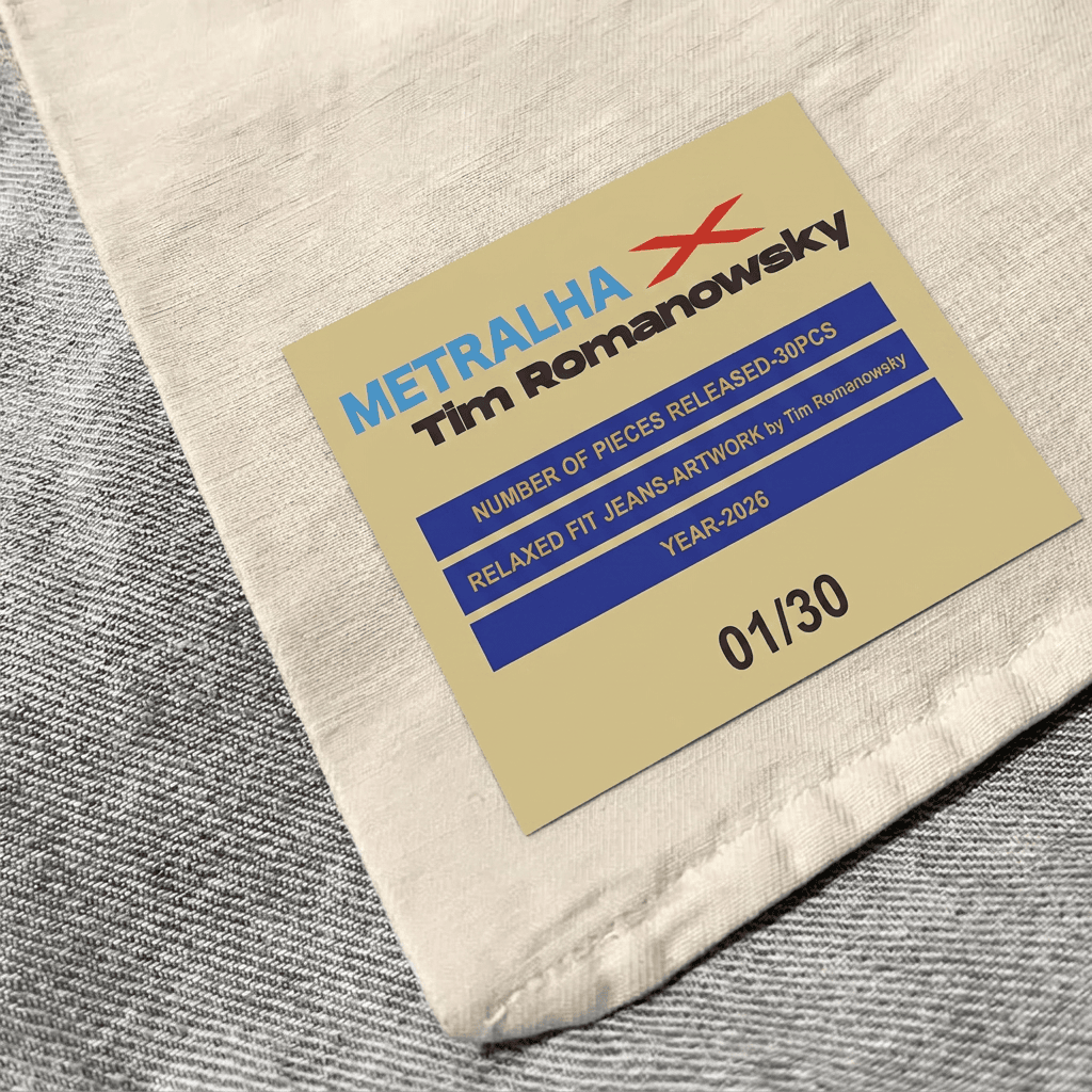 Metralha x Tim Romanowsky Mid blue denim