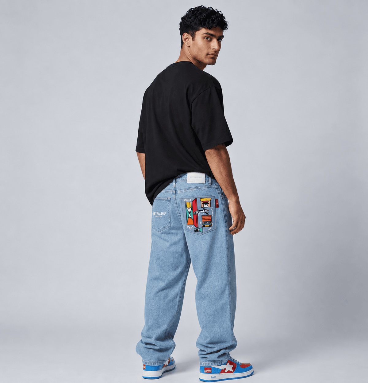Metralha x Darren Shaddick Ligh blue denim