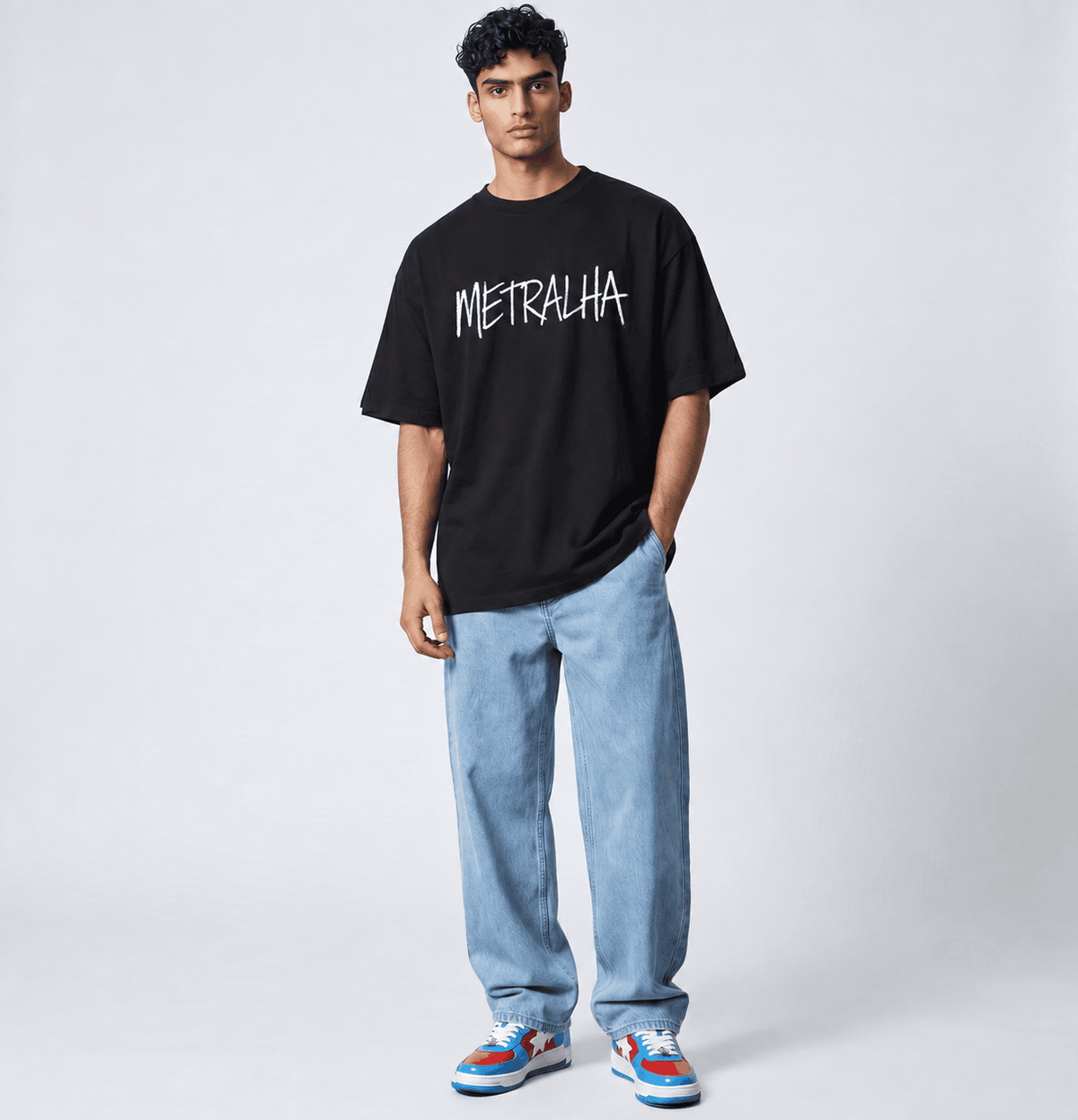 Metralha x Darren Shaddick Ligh blue denim