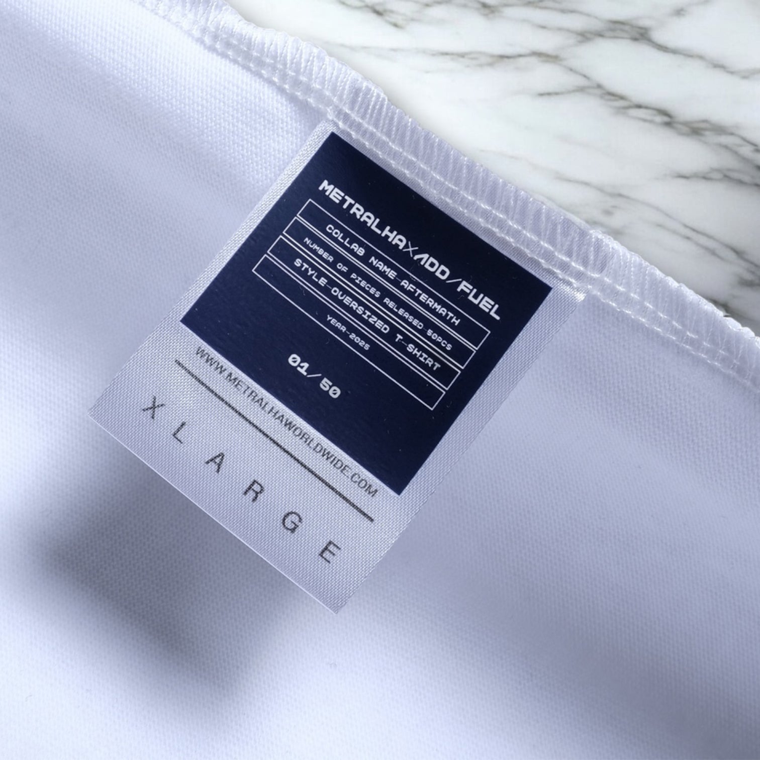 METRALHA x ADD FUEL AFTERMATH T-SHIRT WHITE