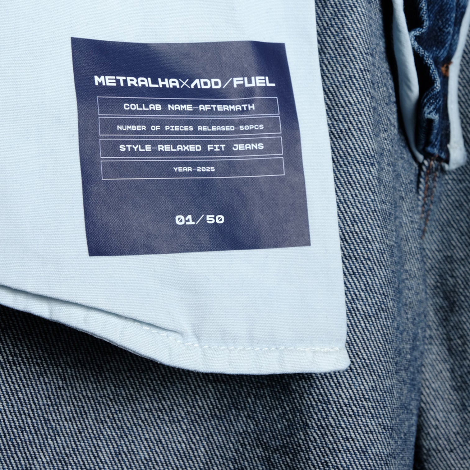METRALHA x ADD FUEL JEANS MID BLUE