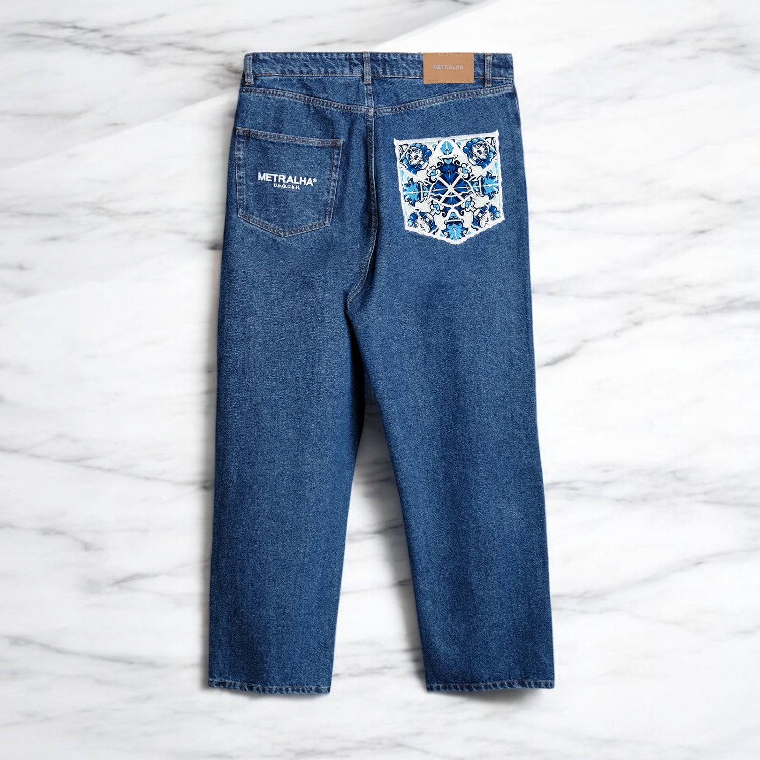 METRALHA x ADD FUEL JEANS MID BLUE