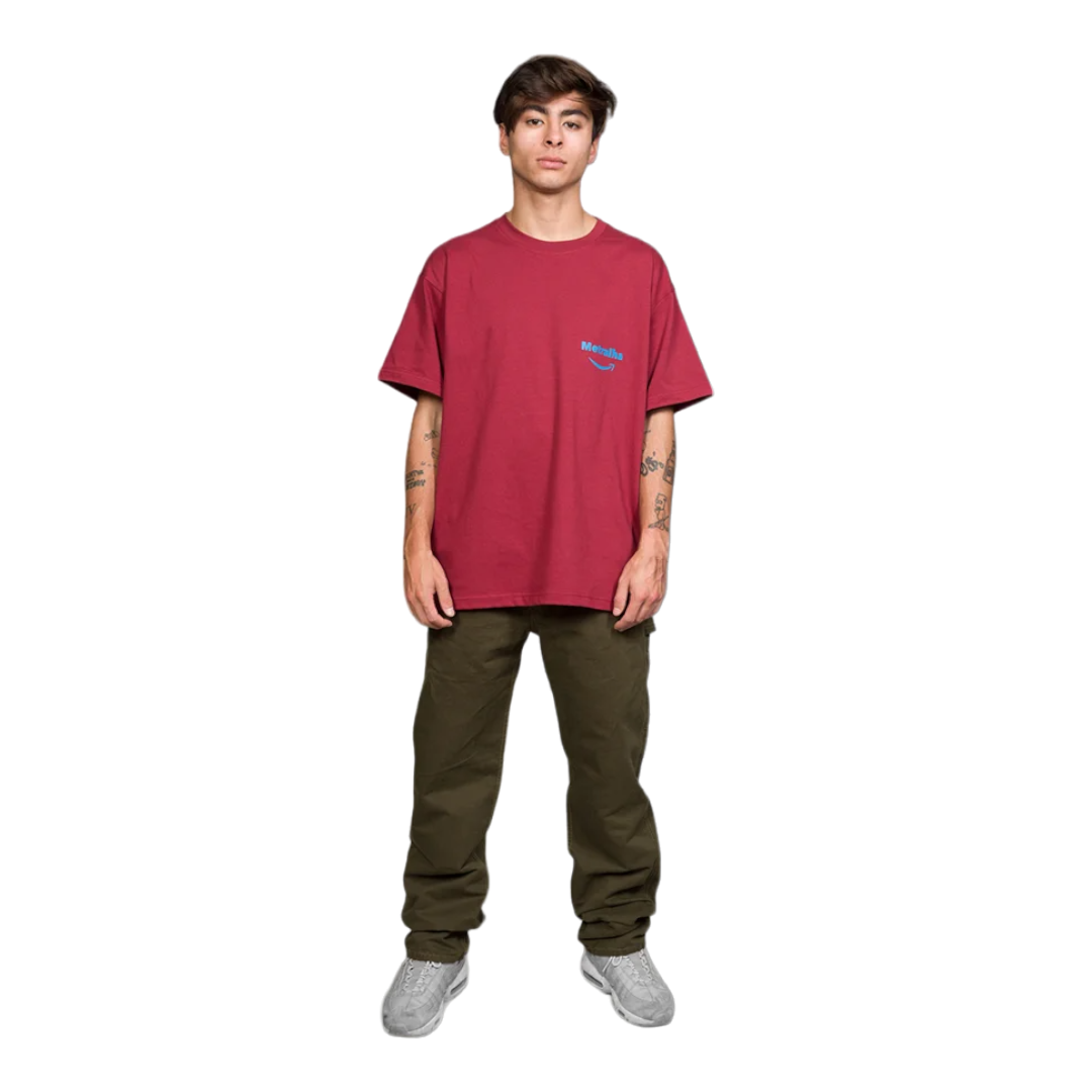 METRALHA CONTROL T-SHIRT (BORDEAUX/BLUE)