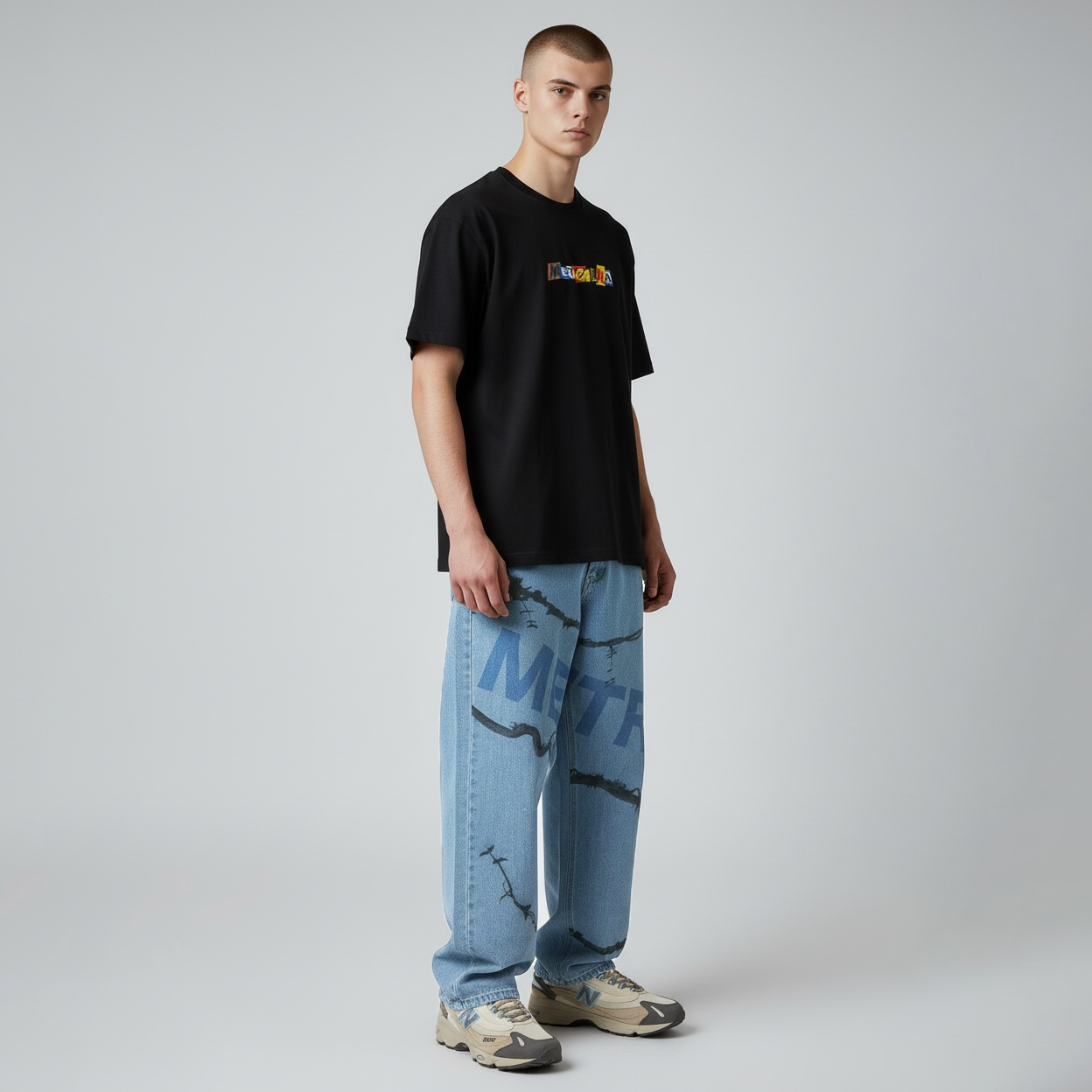 METRALHA SANKARA JEANS LIGHT BLUE