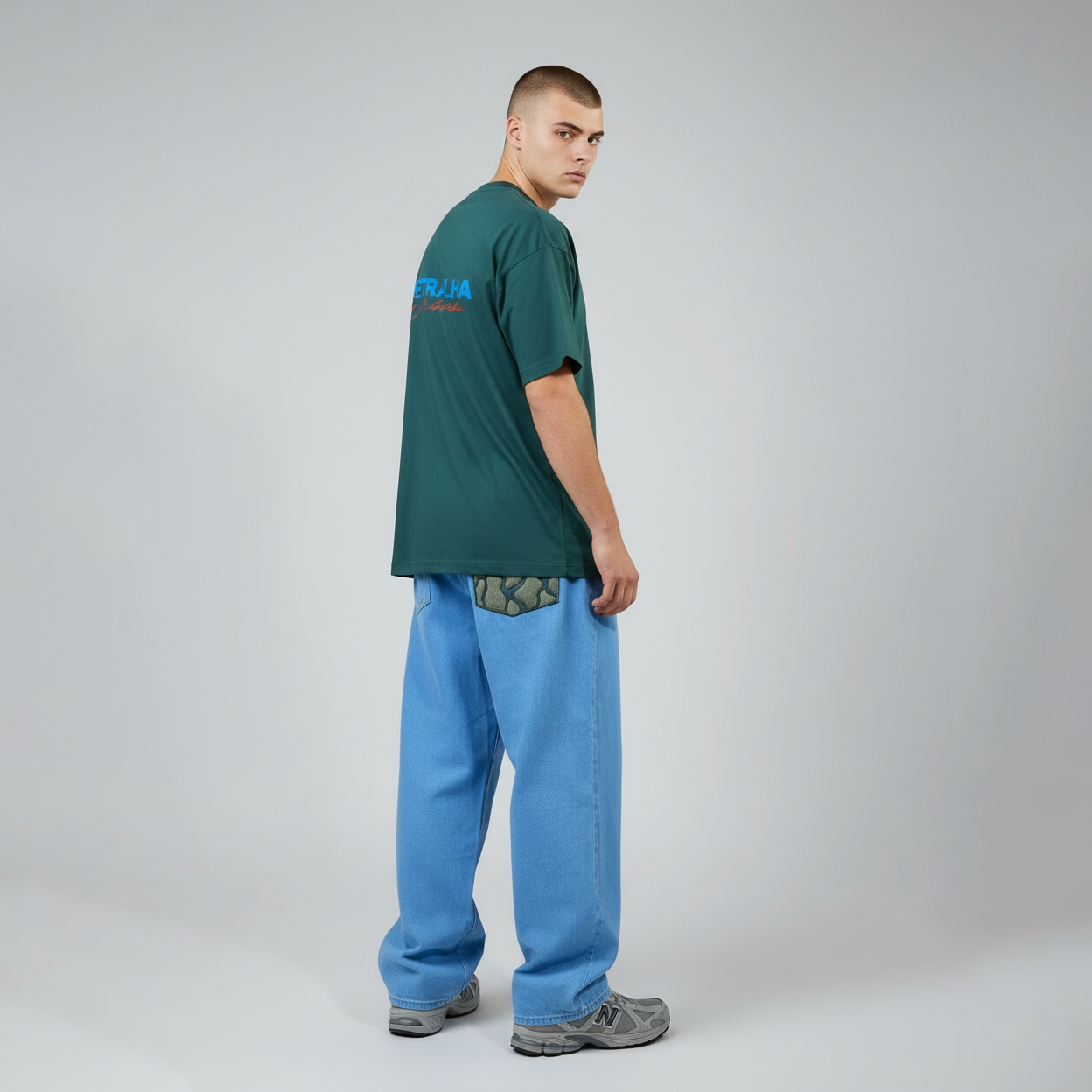 Metralha Skyline T-Shirt (green moss)