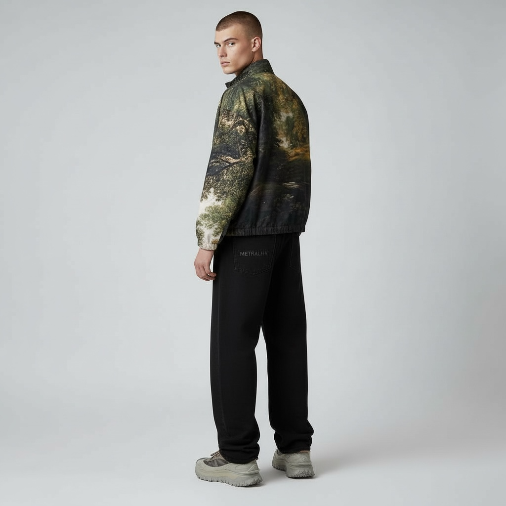 Metralha Oil Painting Windbreaker