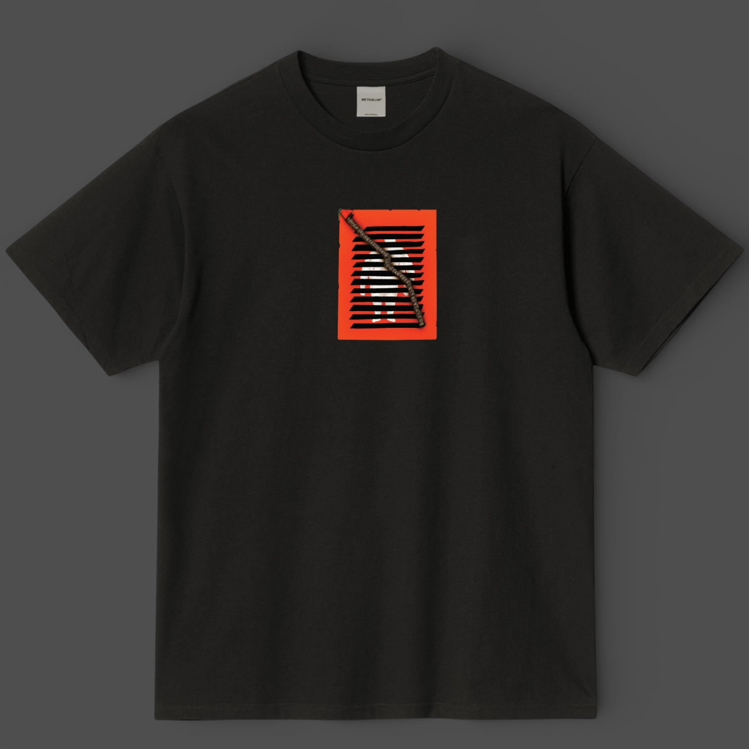 METRALHA x GUSTAVO CARREIRO T-SHIRT (BLACK)