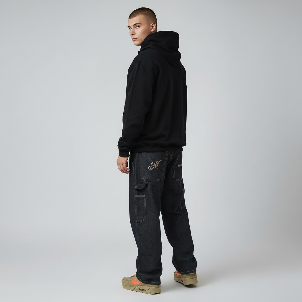 METRALHA SECTOR ONE HOODIE (black/white)