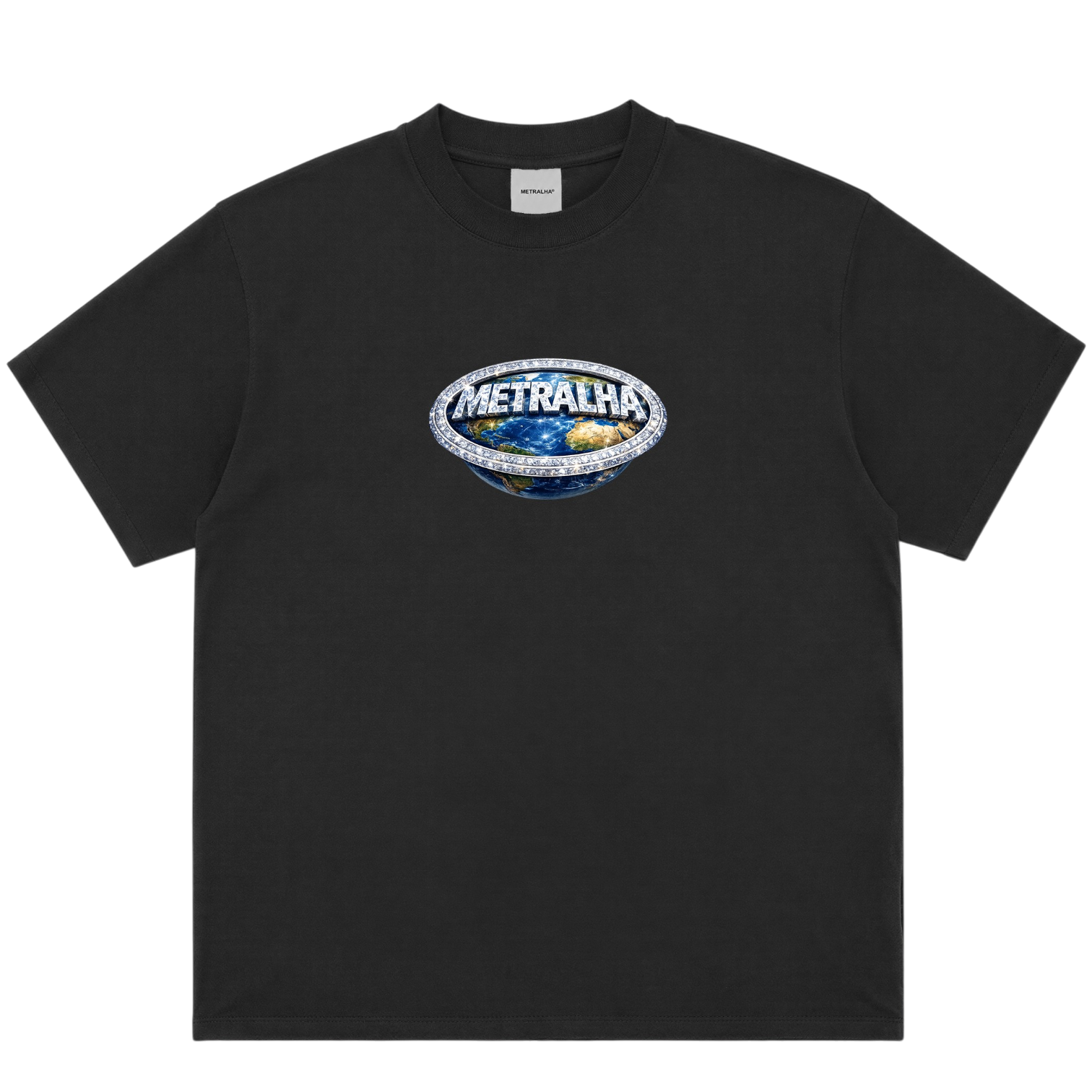 Metralha Worldwide Universe T-Shirt (Fade black)