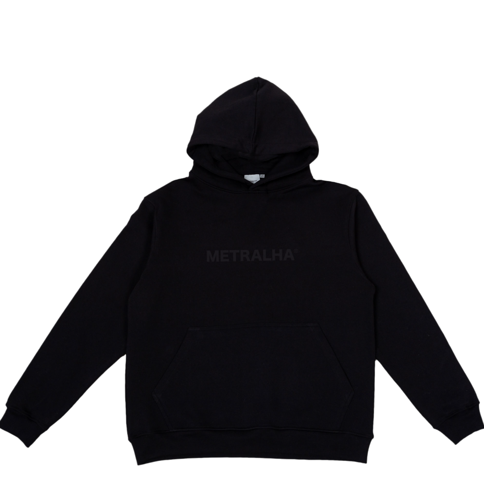 METRALHA WORLDWIDE HOODIE LOGO (FULL BLACK)