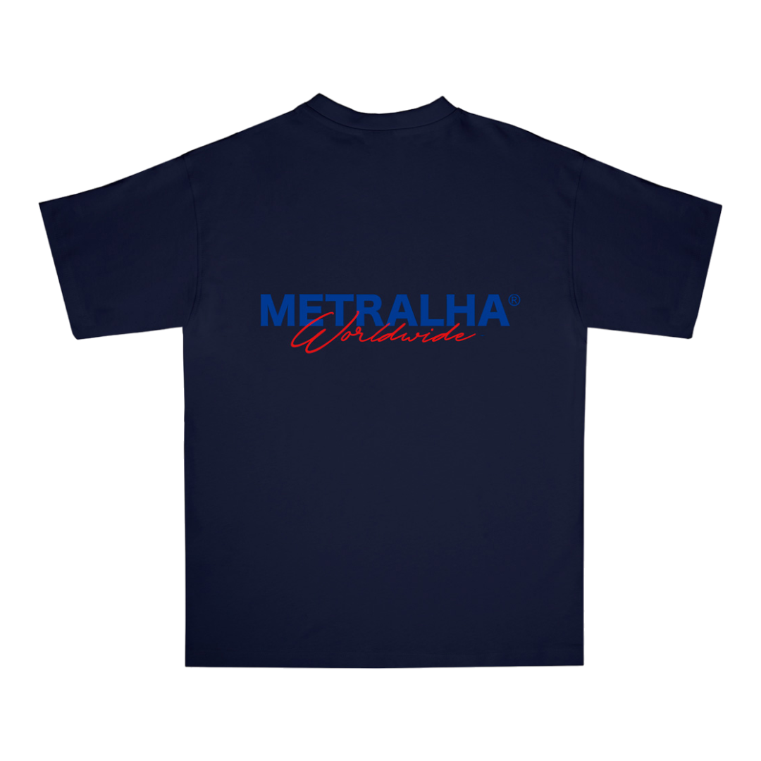 Metralha Skyline T-Shirt (Navy blue)