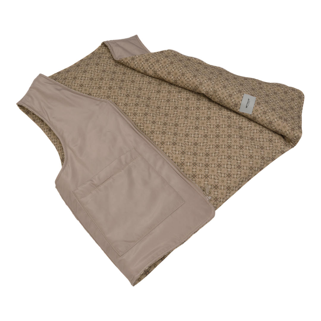 Metralha Riad Reversible Vest (all over print/beige)