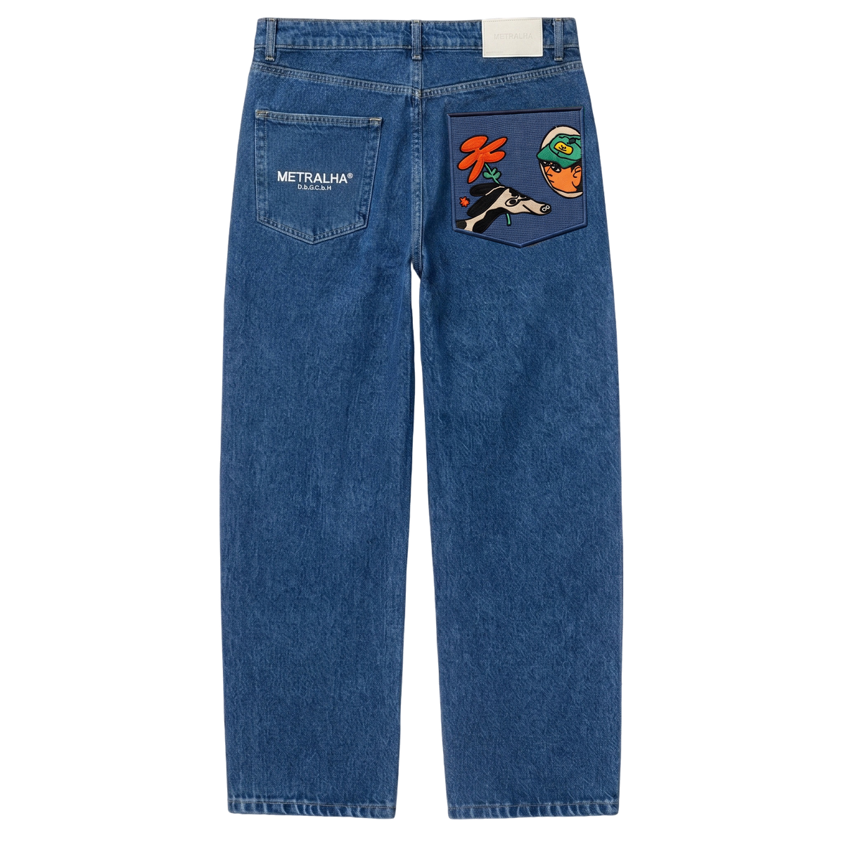Metralha x Darren Shaddick Mid blue denim