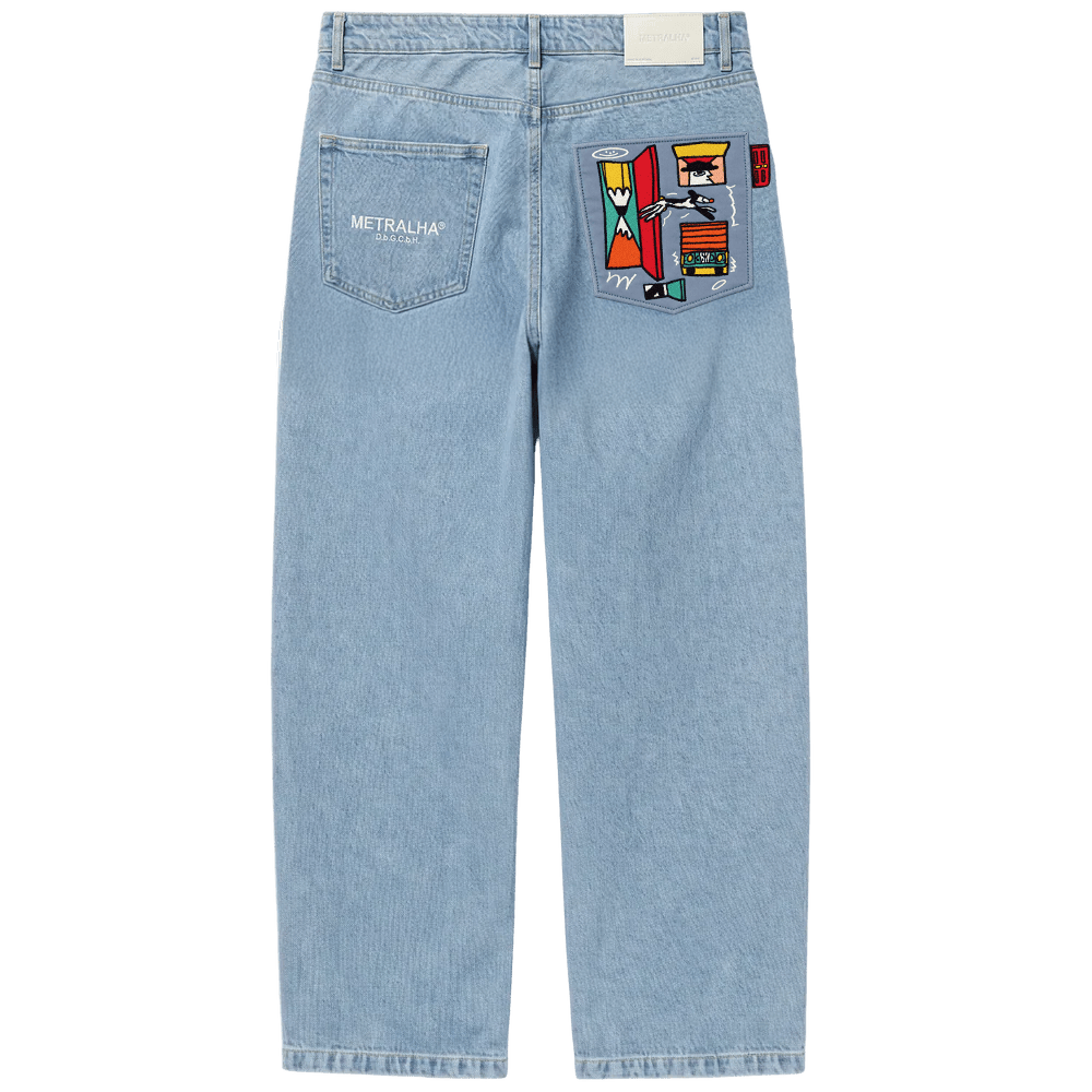 Metralha x Darren Shaddick Ligh blue denim