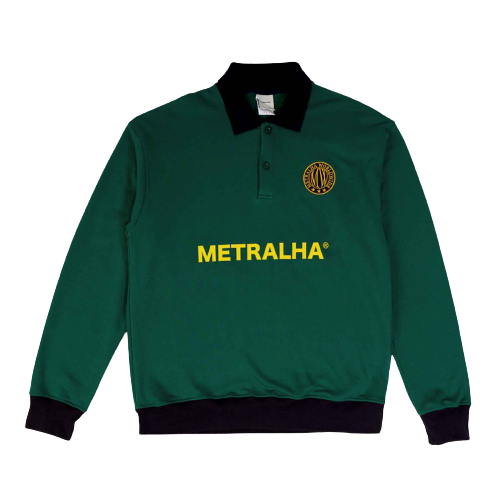 Metralha Court Polo Sweatshirt (green/navy)