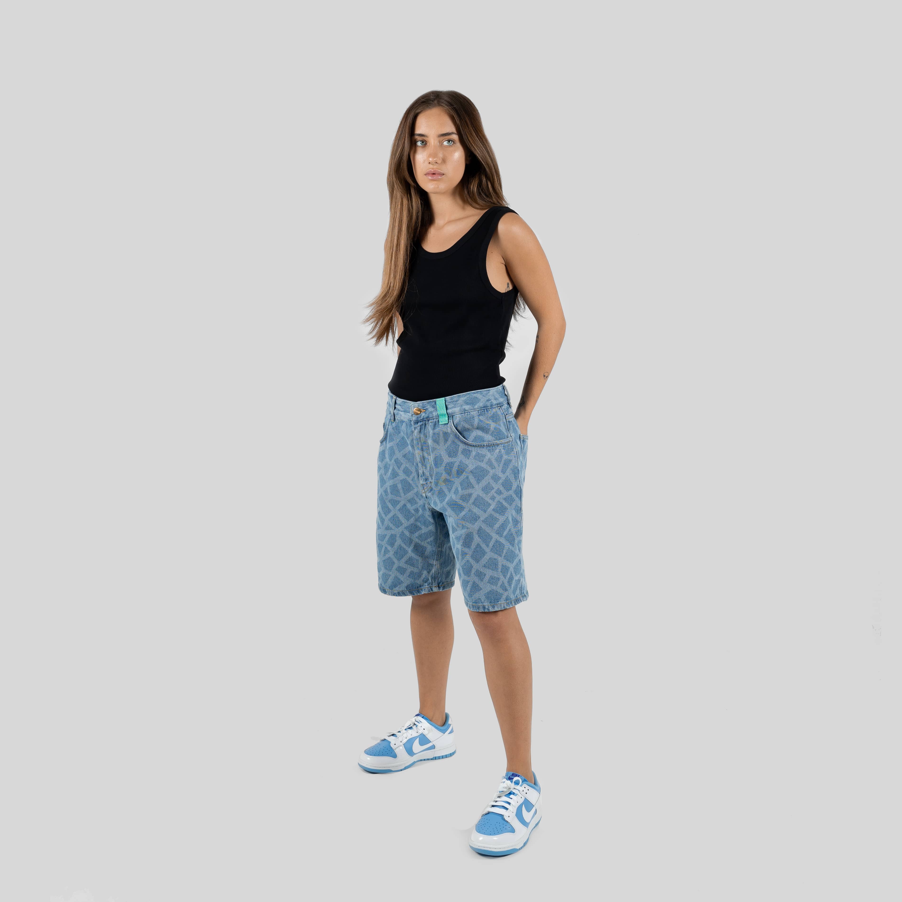 Metralha x Marest Denim Shorts (Light Blue)