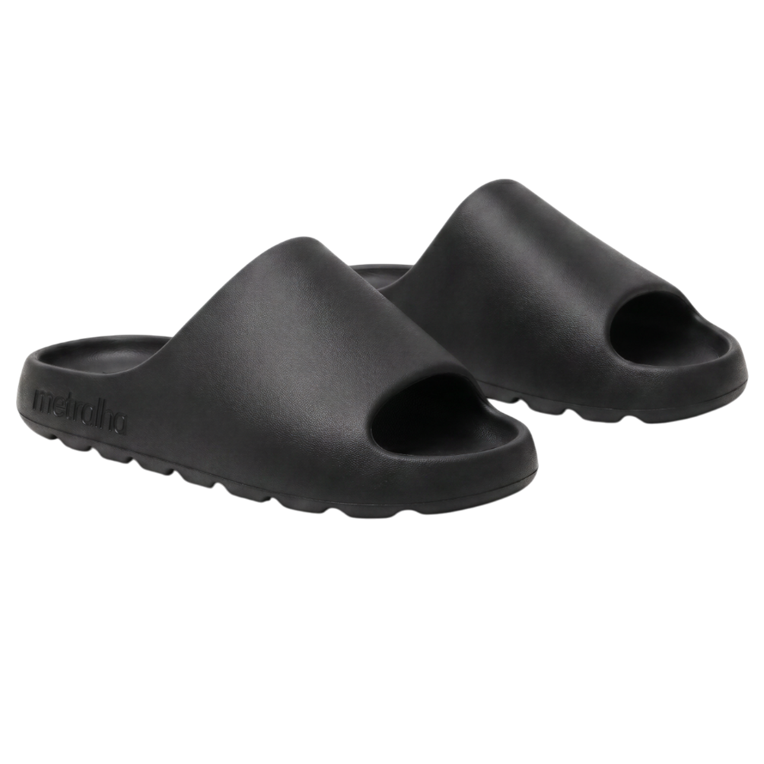 METRALHA Foam Slides (Black)
