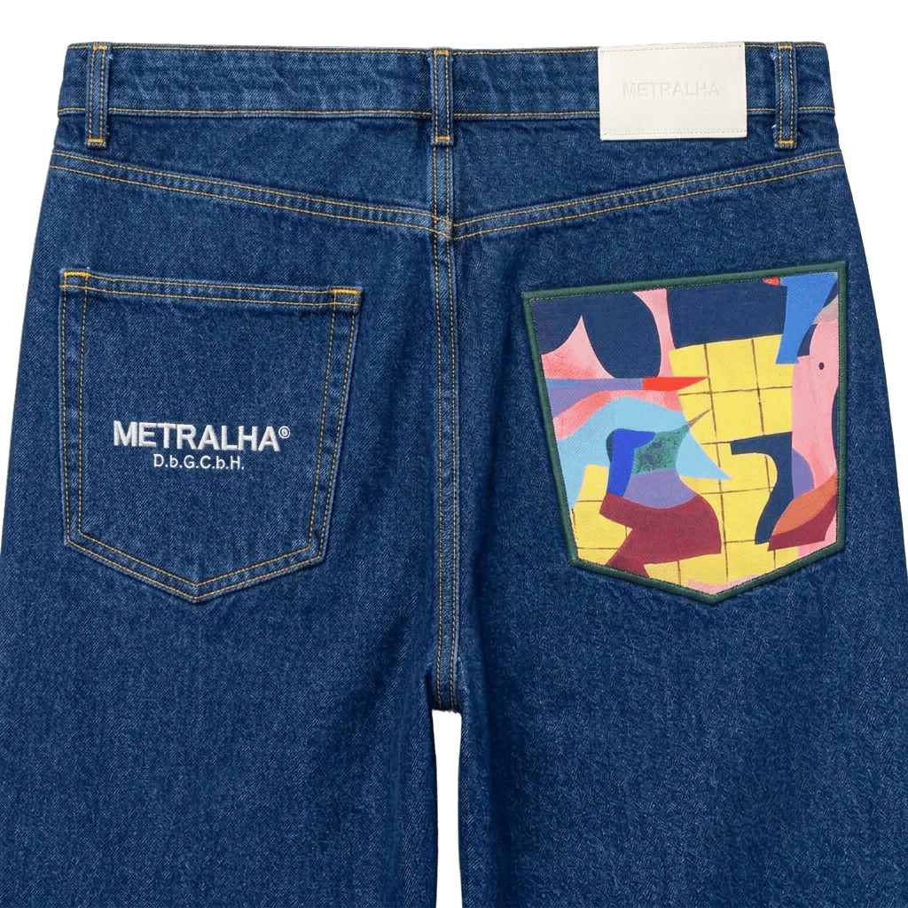 Metralha x Tim Romanowsky Mid blue denim