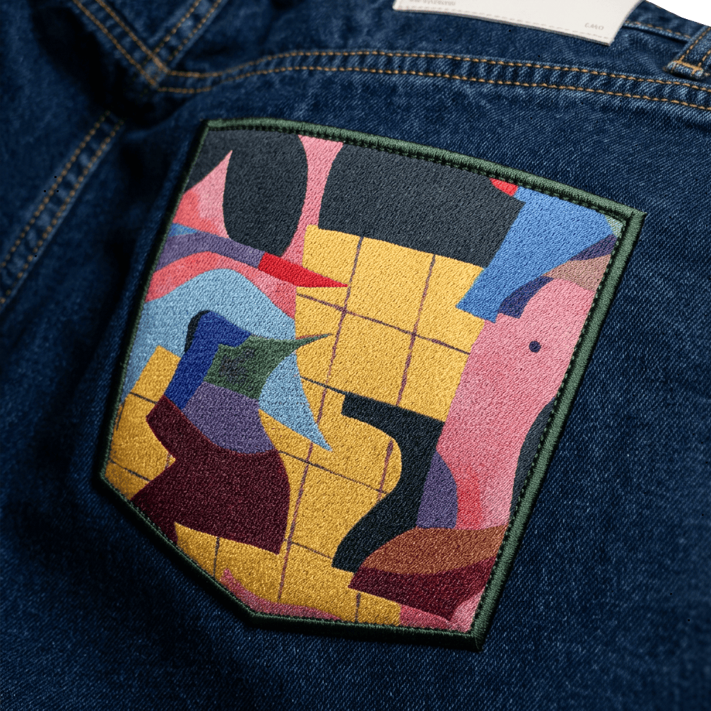 Metralha x Tim Romanowsky Mid blue denim