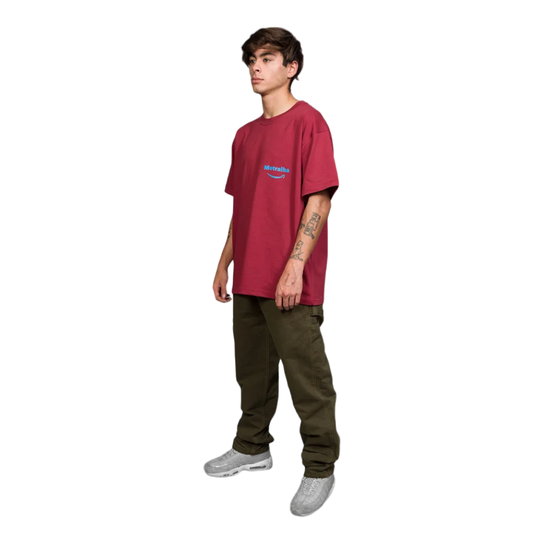 METRALHA CONTROL T-SHIRT (BORDEAUX/BLUE)
