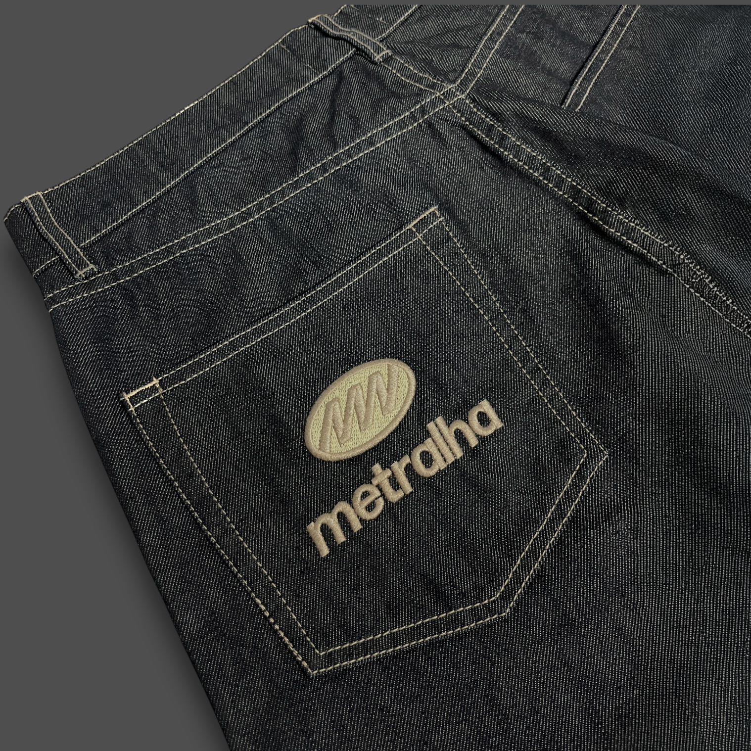 METRALHA MONOGRAM JEANS DARK