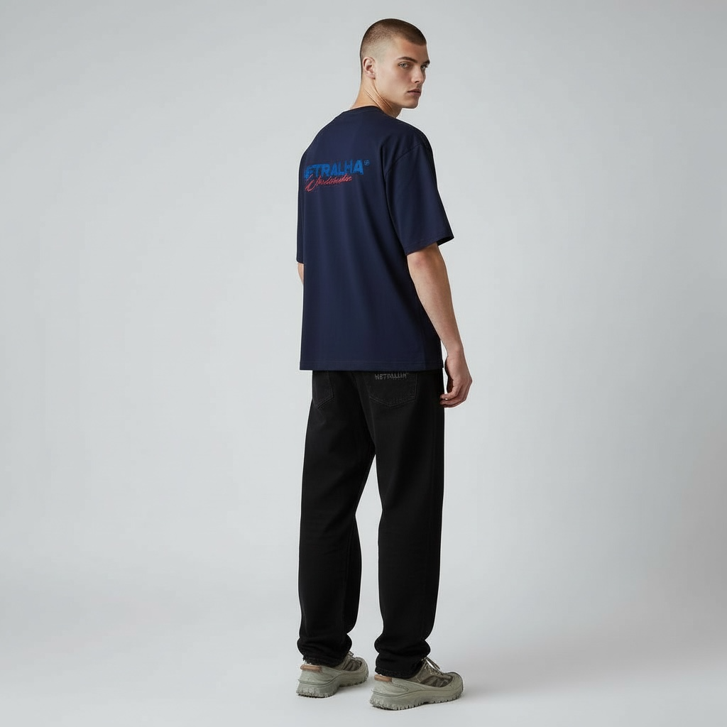 Metralha Skyline T-Shirt (Navy blue)