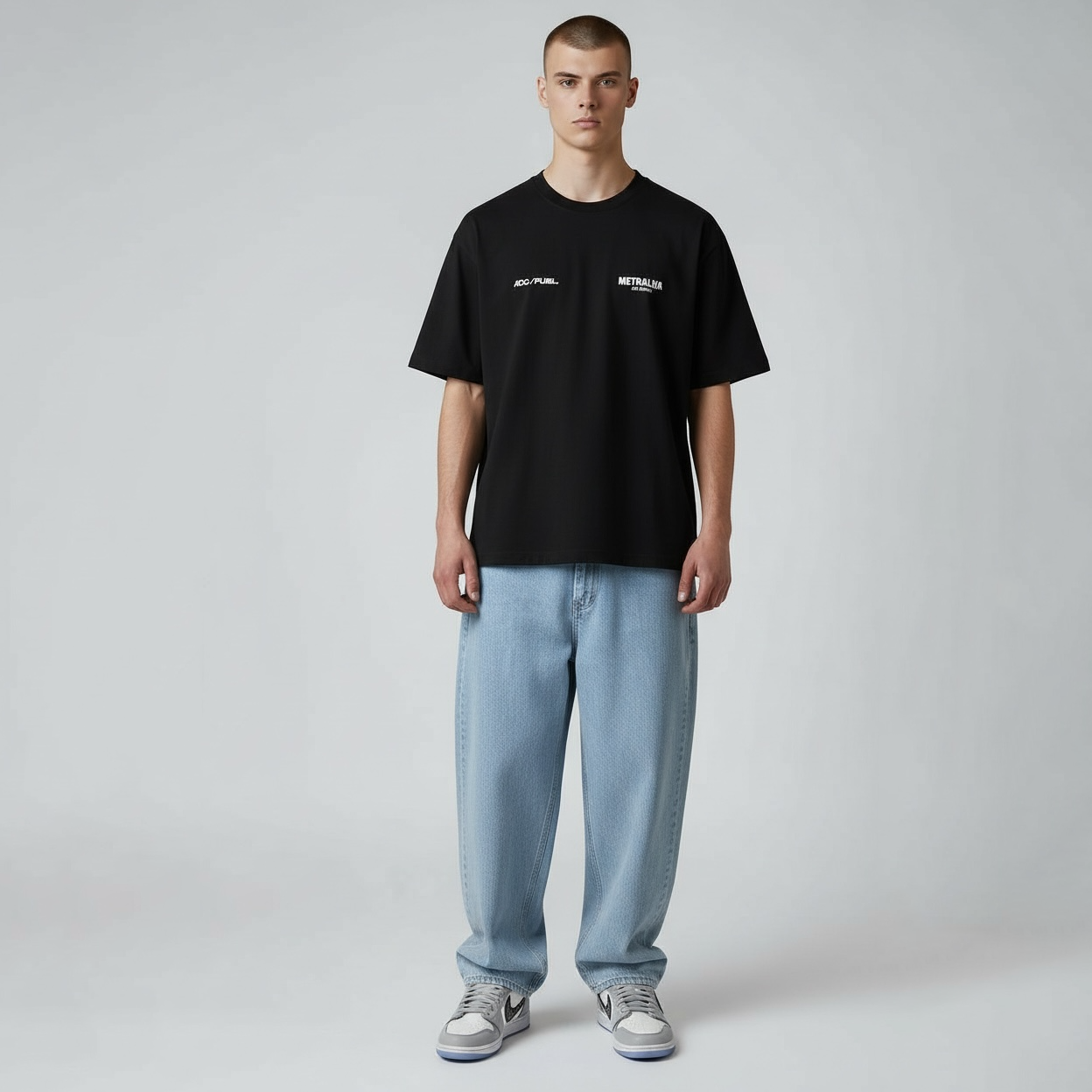 METRALHA x ADD FUEL AFTERMATH T-SHIRT BLACK