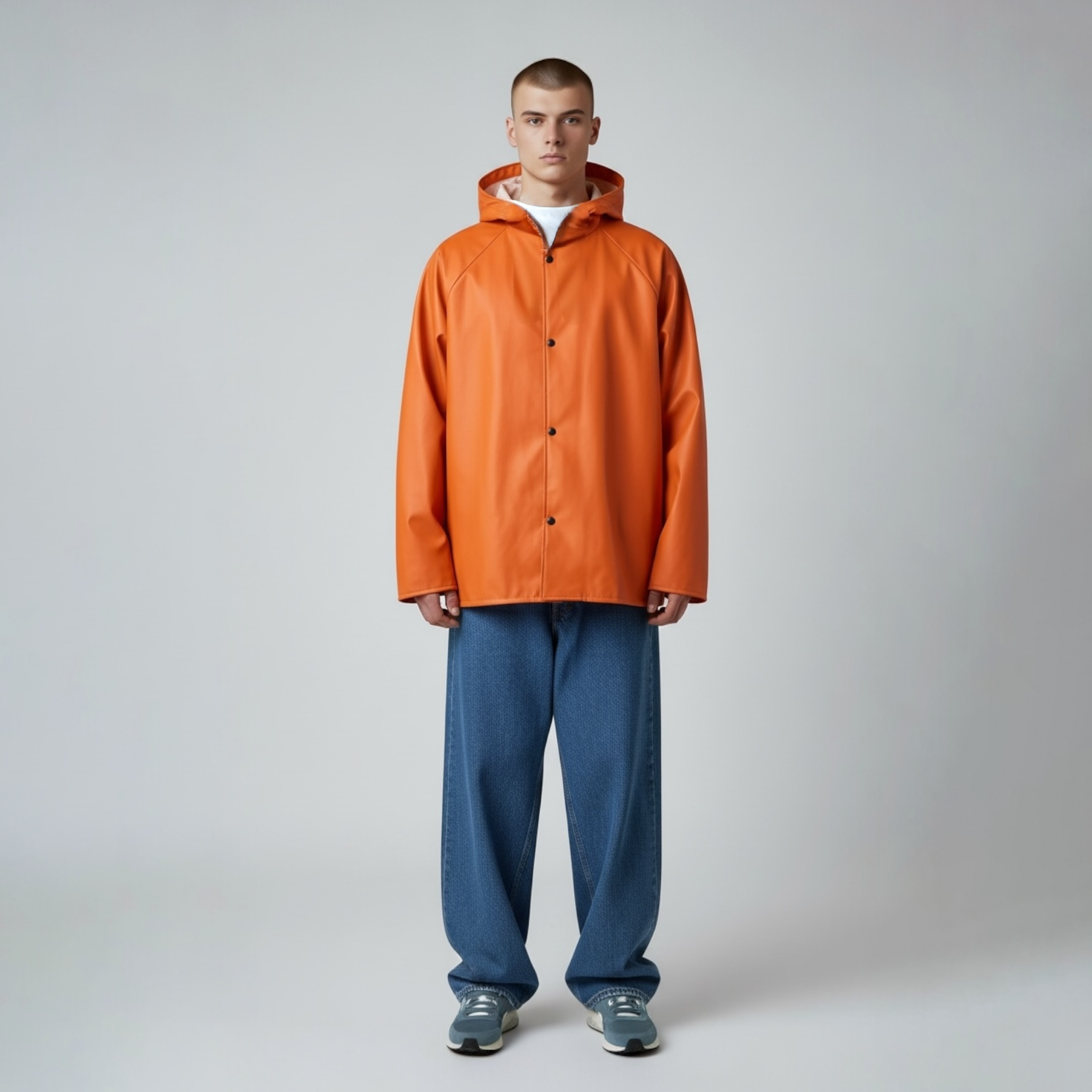 Metralha Sailing Waterproof Waxed Jacket (orange)