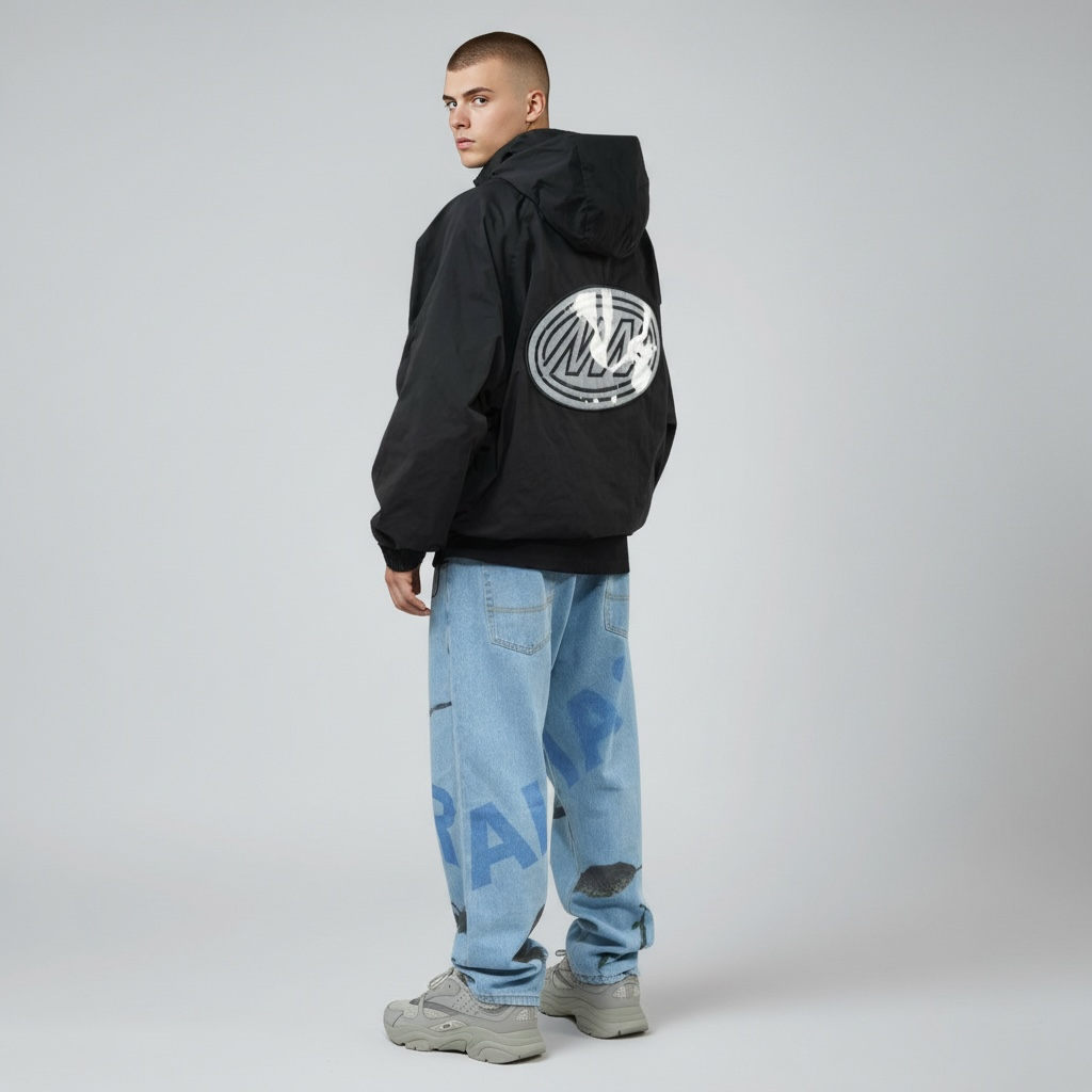 METRALHA MONOGRAM WINDBREAKER