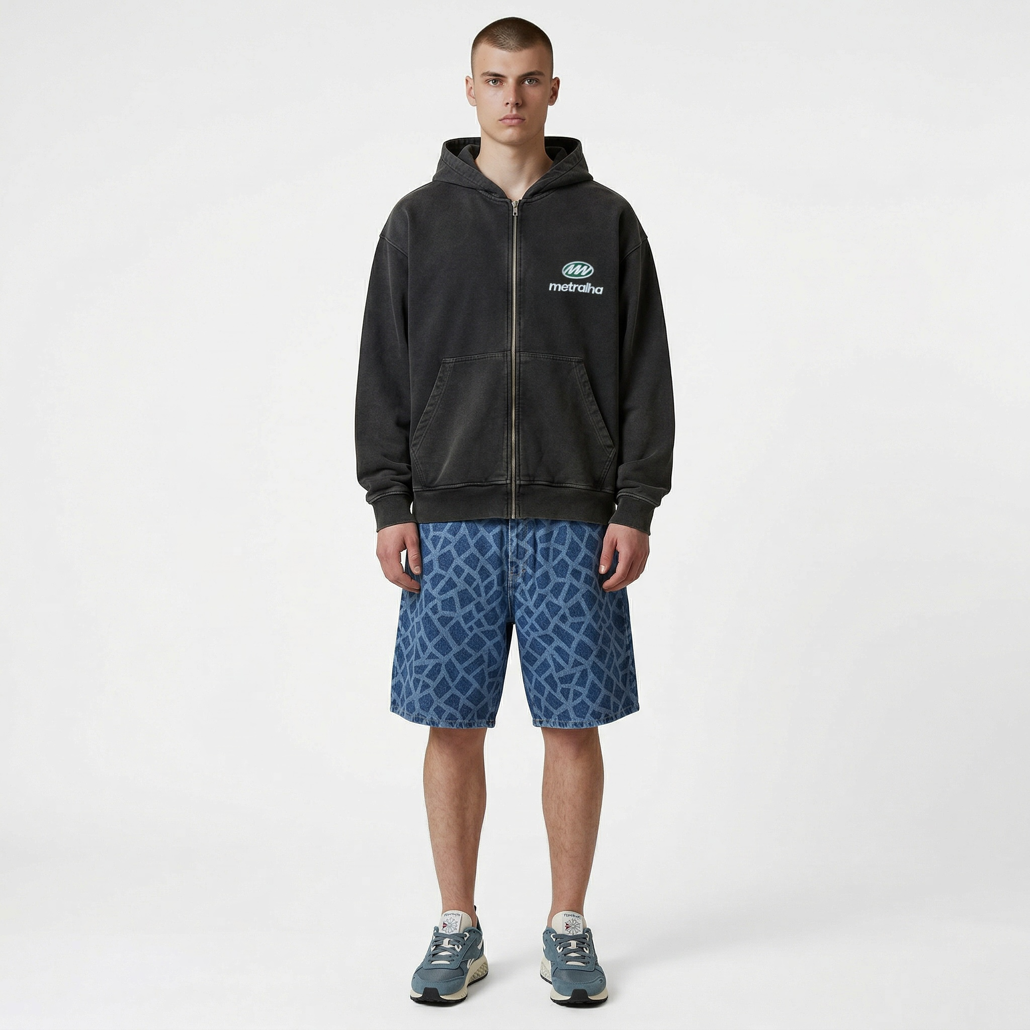 Metralha x Marest Denim Shorts (Mid Blue)