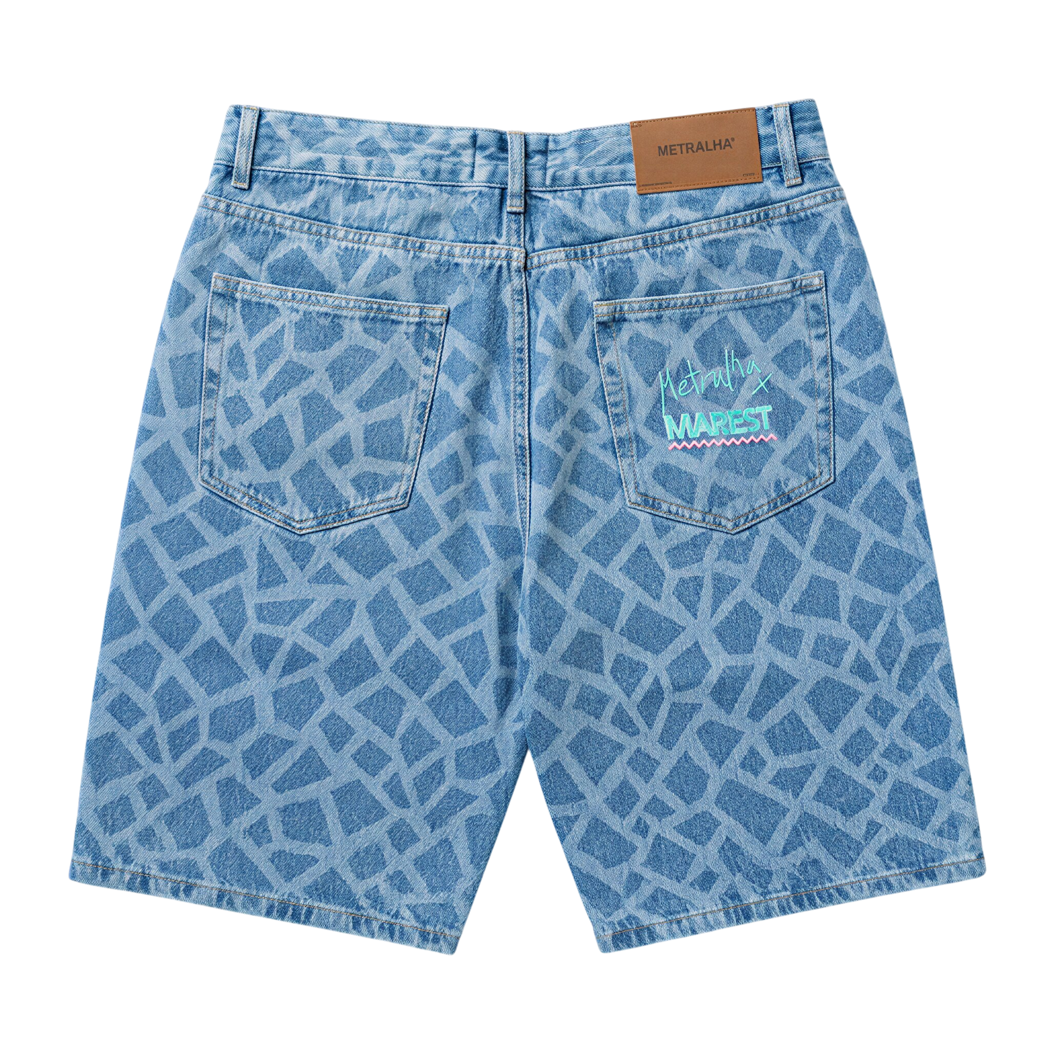 Metralha x Marest Denim Shorts (Light Blue)