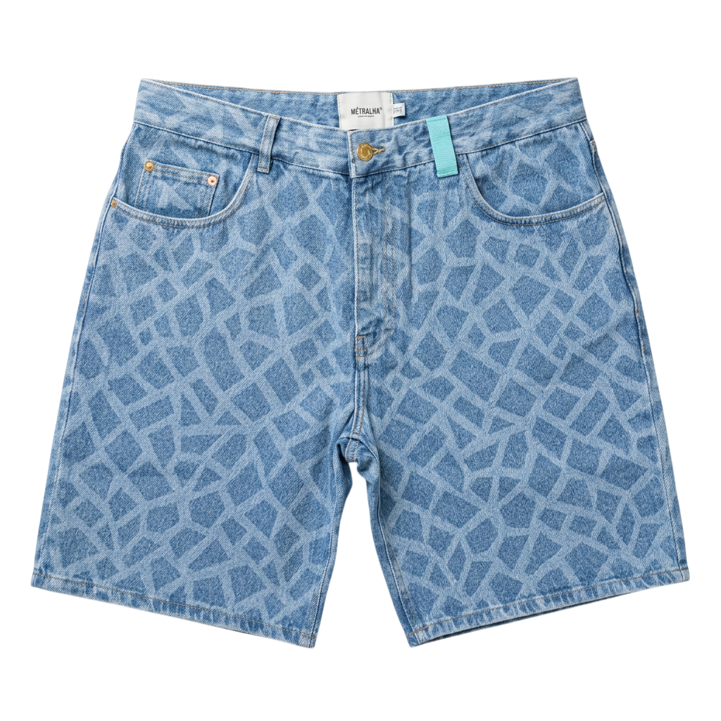 Metralha x Marest Denim Shorts (Light Blue)