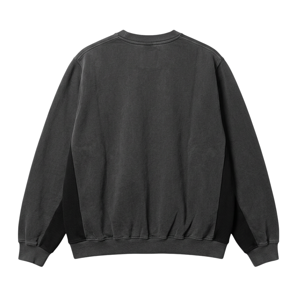 METRALHA FADE OUT CREWNECK SWEATSHIRT (BLACK)