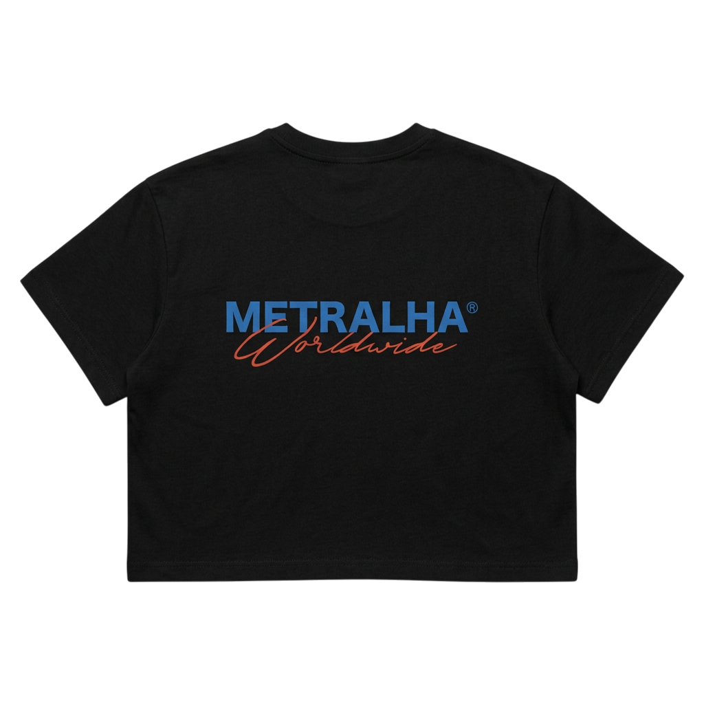 METRALHA CROPPED T-SHIRT (BLACK)