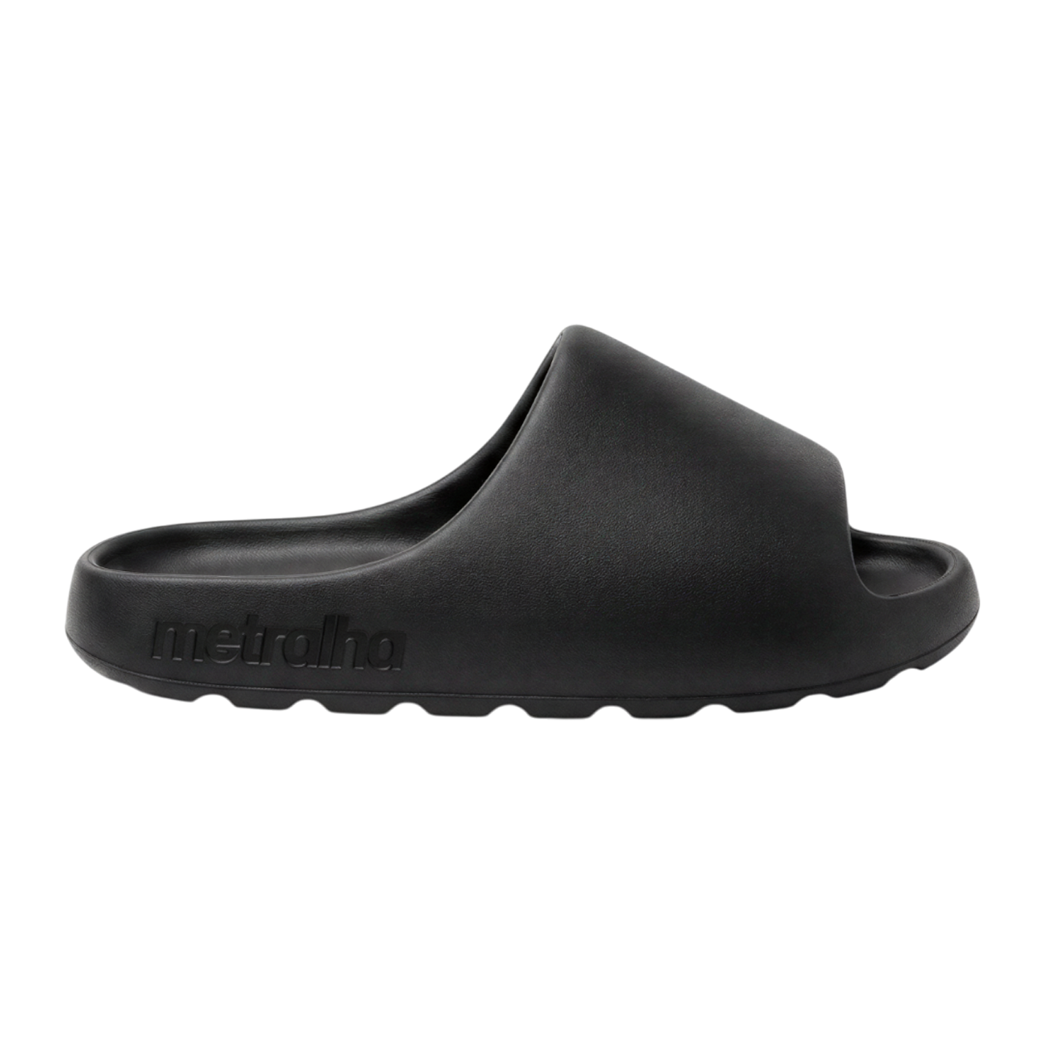 METRALHA Foam Slides (Black)