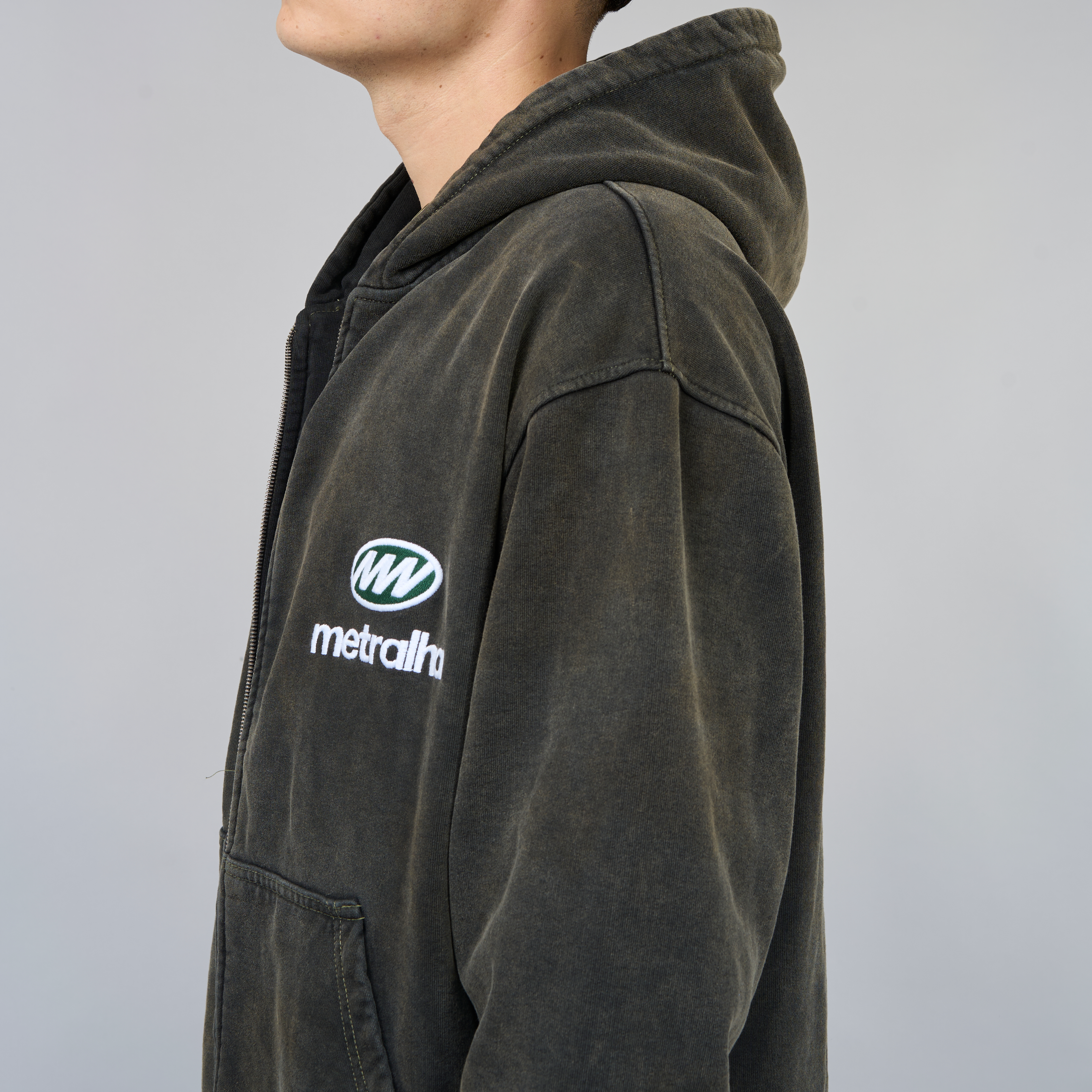 METRALHA FADE OUT ZIP HOODIE